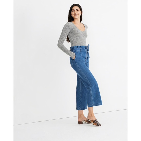 Madewell Paperbag Jeans in Flannigan Wash - Picture 6 of 8